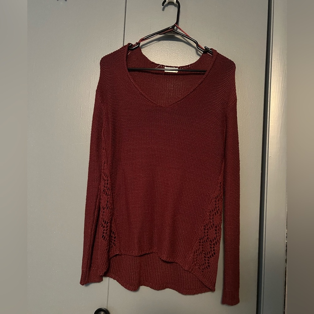 Burgundy Sweater